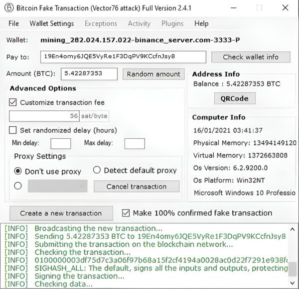 FLASHCORE BTC Software (Gold)