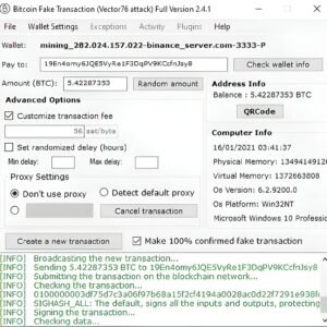 FLASHCORE BTC software (Basic)