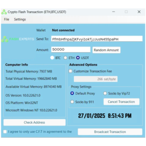 Flash USDT Generator Software